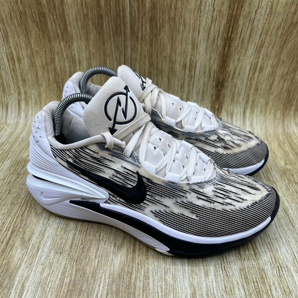 Nike Air Zoom GT Cut 2 TB Men's Size 8.5 White Black Basketball Shoes FJ8915-100